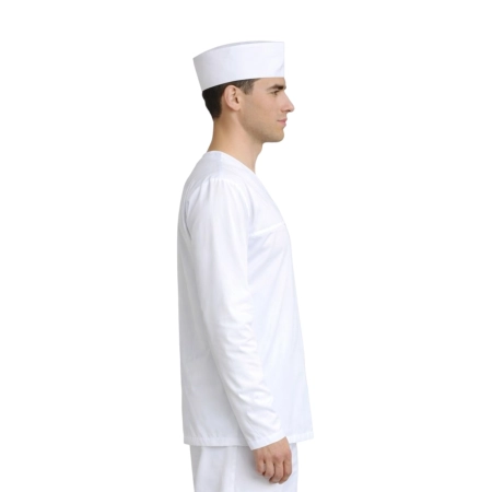 Bluza masarska długi rękaw roz. 3XL – odzież gastronomiczna Gastronix - inne ujęcie